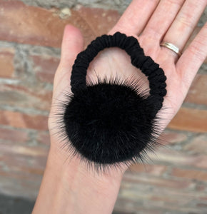 Mink Pom Pom Hair Bobbles