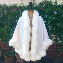 Load image into Gallery viewer, Winter White - Special Edition Cashmere Cape
