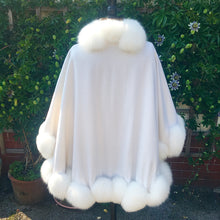 Load image into Gallery viewer, Winter White - Special Edition Cashmere Cape
