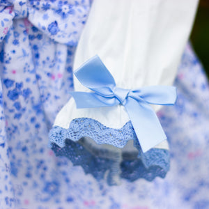 Floral Bow Dress & Bloomer Set