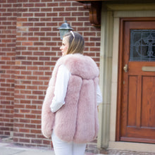 Load image into Gallery viewer, Pale Pink Fur Gilet
