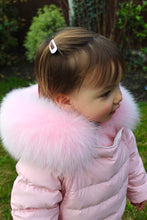 Load image into Gallery viewer, Snowsuit with Fur Hood - Pale Pink
