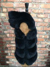 Load image into Gallery viewer, Fur Gilet with Hood
