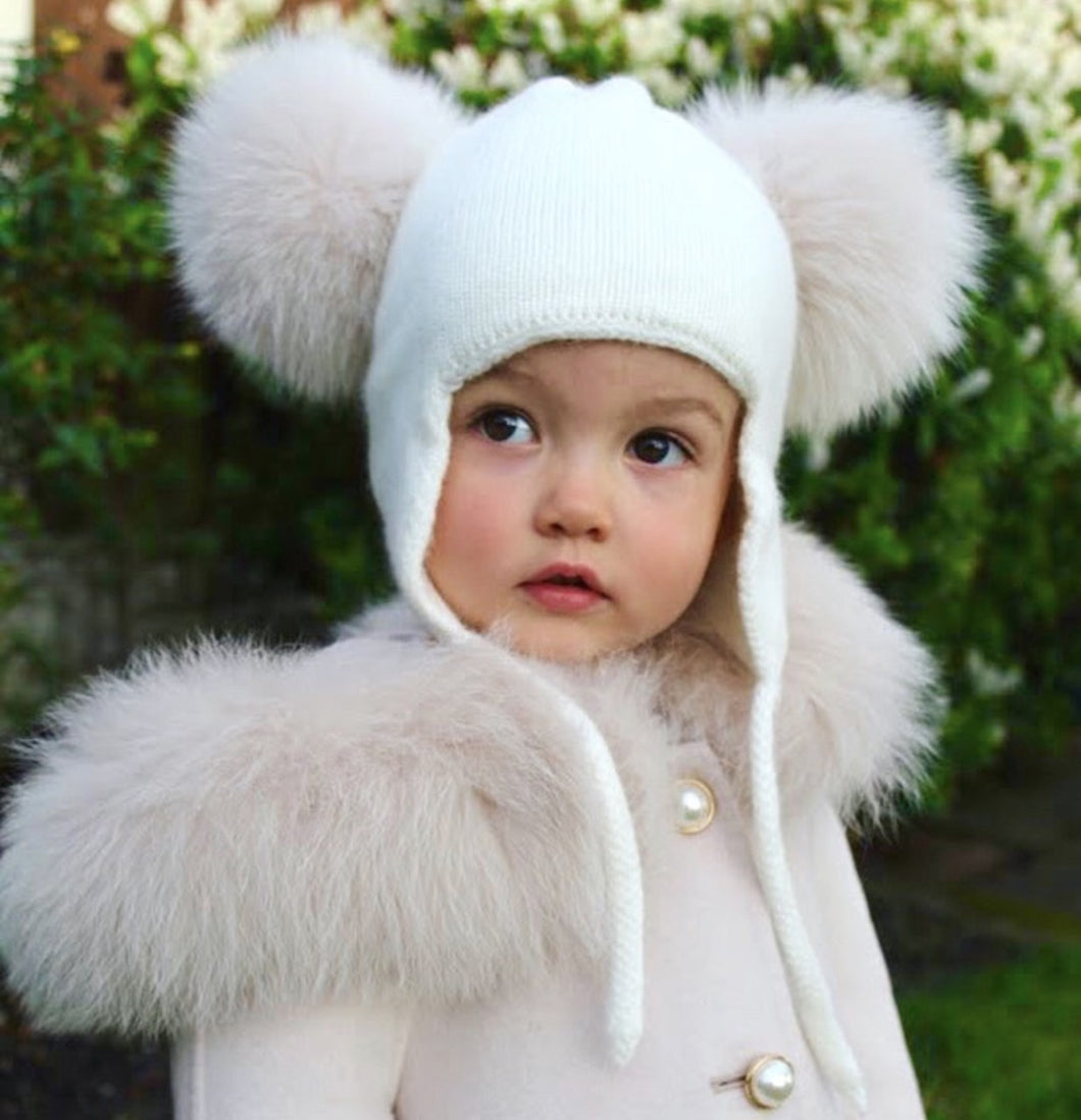 Luxury Double Pom Pom Hat