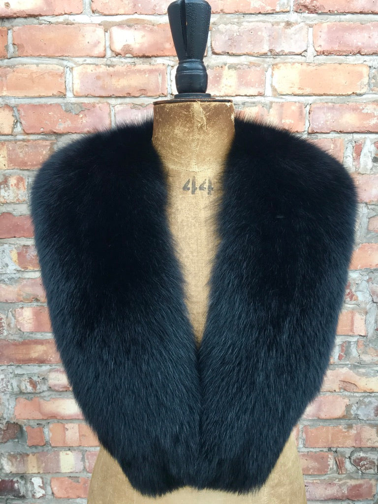 Big fur collar outlet