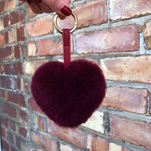 Load image into Gallery viewer, Heart Key Rings and Bag Charms
