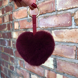 Heart Key Rings and Bag Charms