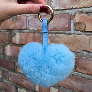 Heart Key Rings and Bag Charms