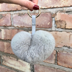 Heart Key Rings and Bag Charms