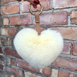 Heart Key Rings and Bag Charms