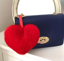 Load image into Gallery viewer, Heart Key Rings and Bag Charms
