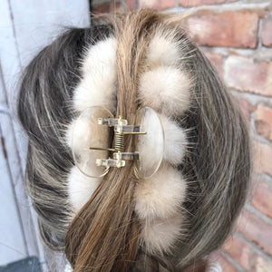 Large Mink Hair Clips