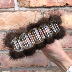 Large Mink Hair Clips