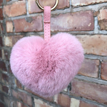 Load image into Gallery viewer, Heart Key Rings and Bag Charms
