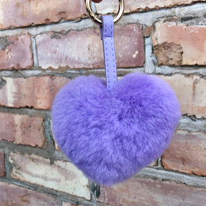 Heart Key Rings and Bag Charms