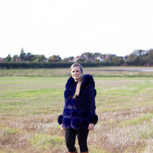 Load image into Gallery viewer, Fur Gilet with Hood
