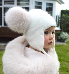 Luxury Double Pom Pom Hat