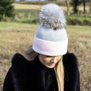 Luxury Cashmere Pom Pom Hats - Adults